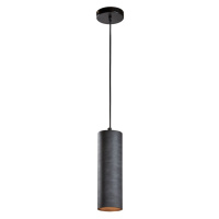 Čierne závesné svietidlo Kave Home Maude, výška 31 cm