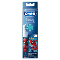 ORAL-B Pro Kids náhradné hlavice s motivom Spidermana 4 ks