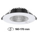 SLC Shift LED downlight Ø 18 cm biela so snímačom