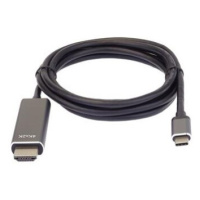 PremiumCord USB3.1 typ-C na HDMI kábel 1,8m rozlíšenie obrazu 4K*2K@60Hz Aluminium