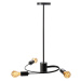 Toolight - Stropná lampa 3xE27 60W APP740-3CP, čierna, OSW-01105