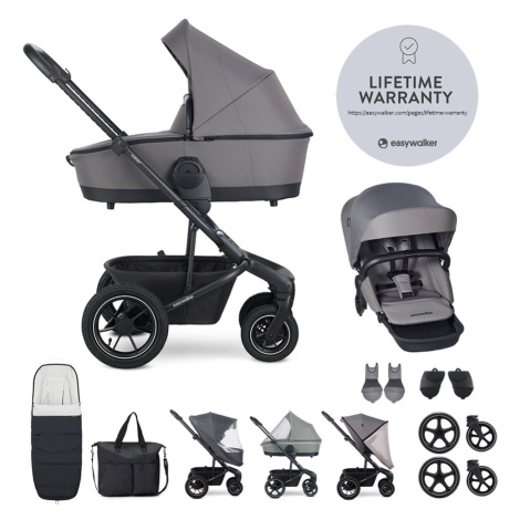 EASYWALKER Set XXL kombinovaný Harvey5 Air Pebble Grey s príslušenstvom 2020