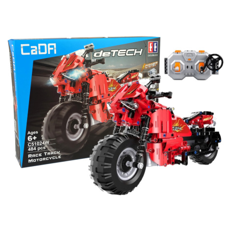 mamido CADA Brick Set Diaľkovo ovládaný motocykel 2.4G 484 kusov