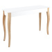 Odkladací konzolový stolík Dressing Table 105 cm, biely