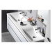 SAPHO - Kúpeľňový set WAVE 150, biela/dub strieborný KSET-049