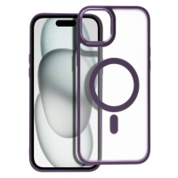 Matte Mag Cover case compatible s MagSafe pre IPHONE 15 PLUS purple