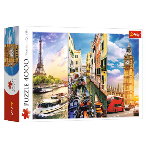 Trefl Puzzle 4000 dielikov Výlet okolo Európy