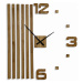 Drevené dubové nástenné hodiny Lamele 100cm FlexiStyle z230d-2