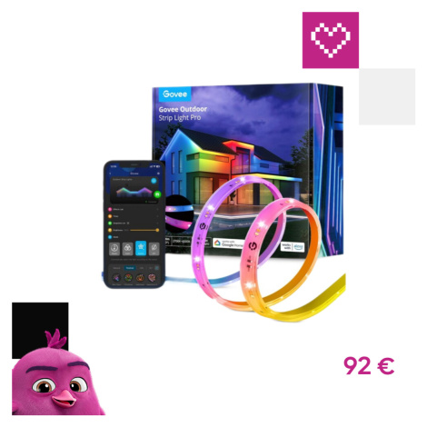 Govee Outdoor Pro SMART RGBICWW LED vonkajší pásik 10m