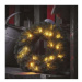 LED vianočný veniec Hud s časovačom 40 cm teplá biela