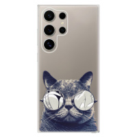 Odolné silikónové puzdro iSaprio - Crazy Cat 01 - Samsung Galaxy S24 Ultra