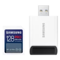 Pamäťová karta Samsung SDXC 128GB PRO ULTIMATE + USB adaptér