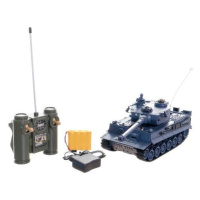 Tank RC plast 33cm TIGER I na batérie + dobíjací pack 40MHz so zvukom a svetlom