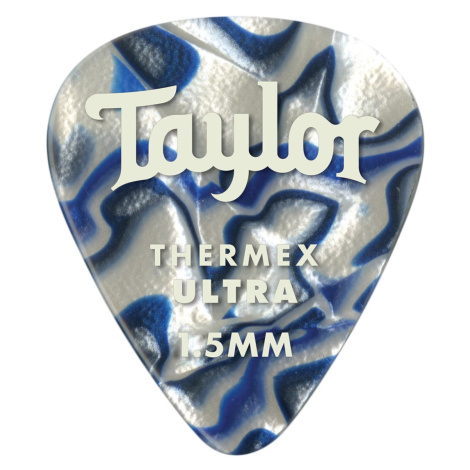 Taylor Premium Darktone Thermex Ultra Picks 351 1.50 Blue Swirl