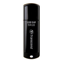 TRANSCEND Flash Disk 64GB JetFlash®700, USB 3.0 (R:80/W:25 MB/s) čierna