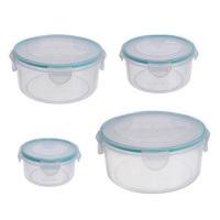 Doza MagicHome Lunchbox set 07x4 0,40/0,80/1,50/2,30 lit, sada 4 ks, okrúhle, Clip