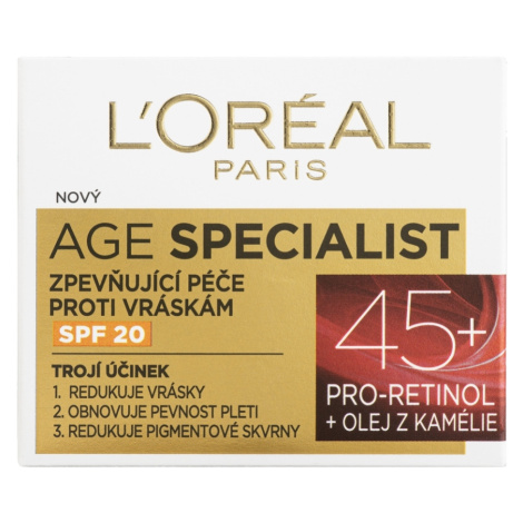 L´ORÉAL Paris Age Specialist Denný krém 45 + SPF 20 50 ml