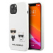 Kryt Karl Lagerfeld KLHCP13SSSKCW iPhone 13 mini 5,4" hardcase white Silicone Karl & Choupette (