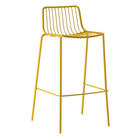 PEDRALI - Vysoká barová stolička NOLITA 3658 DS - žltá