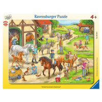 Ravensburger Puzzle Na konské farme 40 dielikov