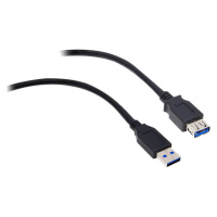 Akasa USB 3.0, A-A (A-M/A-F) predlžovacia - 1,5m