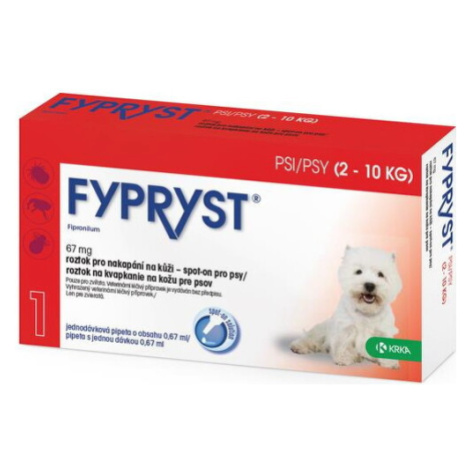 FYPRYST 67 mg psy 2-10 kg 0,67 ml