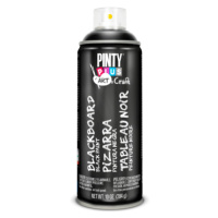 PINTY PLUS ART - Tabuľová farba v spreji cierna 400 ml
