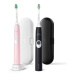 Philips Sonicare ProtectiveClean HX6800/35, 4300 Series,  Čierna a Ružová 1+1 Sonická elektrická