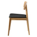 Jedálenská stolička v prírodnej farbe Livo – Unique Furniture