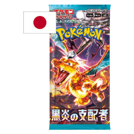 Nintendo Pokémon Ruler of the Black Flame Booster - japonsky