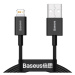 Kábel Baseus Superior CALYS-A01, Lightning USB 2.4A, Fast Charge, 1m, čierny