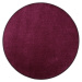 Kusový koberec Eton fialový 48 kruh - 200x200 (průměr) kruh cm Vopi koberce