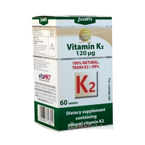 JutaVit Vitamín K2 prírodný 120 µg 60 tabliet