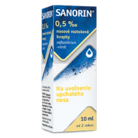 SANORIN 0,5 ‰ nosová roztoková instilácia 10 ml