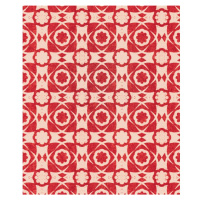 MINDTHEGAP Aegean Tiles Red - tapeta