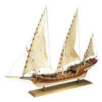 AMATI Sciabecco pirátska loď 1753 1:60 kit