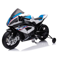 mamido  Detská elektrická motorka BMW HP4 Race JT5001 biela