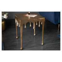 LuxD Dizajnový odkladací stolík Gwendolyn S 44 cm zlatý