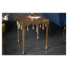LuxD Dizajnový odkladací stolík Gwendolyn S 44 cm zlatý