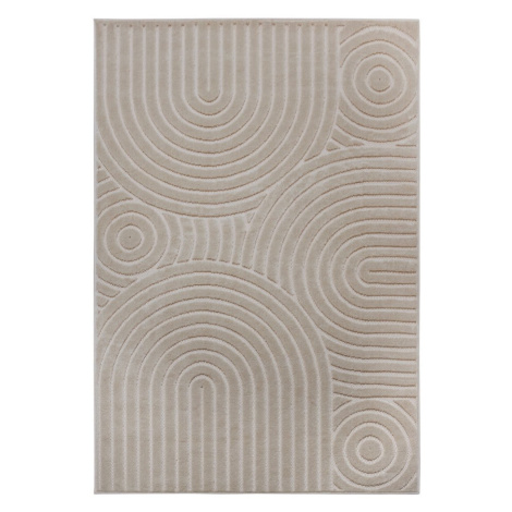 Krémovobiely koberec 133x190 cm Iconic Wave – Hanse Home