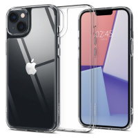 Apple iPhone 14 Plus, plastový zadný kryt, tvrdené sklo, Spigen Quartz Hybrid Crystal, číry