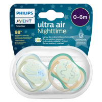 PHILIPS AVENT Cumlík Ultra air nočné 0-6m chlapec 2 ks