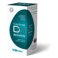 BIOMIN Calcium s vitamínom D3 60 kapsúl