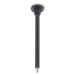 Montážna tyč pre koľajnicu DUOline, čierna 12,5 cm