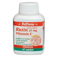 MEDPHARMA Rutín 25 mg + vitamín C 100 mg 67 tabliet