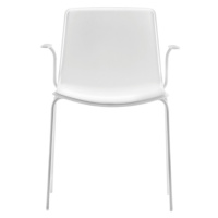 PEDRALI - TWEET 895 DS stolička s podrúčkami - biela