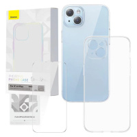 Kryt Transparent Case and Tempered Glass set Baseus Corning for iPhone 14 Plus (6932172629694)