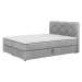 Expedo Čalúnená posteľ boxspring SCARLETT + topper, 160x200, cosmic 118