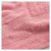 Ružová froté bavlnená osuška 70x130 cm Tendresse – douceur d'intérieur