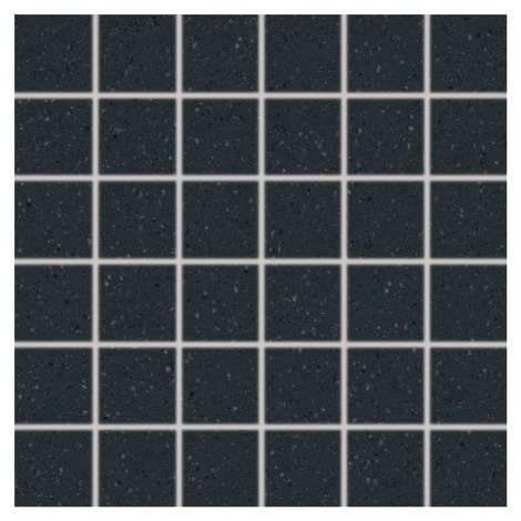 Mozaika Rako Compila coal 30x30 cm mat DDM05871.1